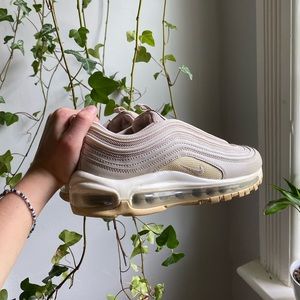 White Nike air max 97s - size 7.5 W